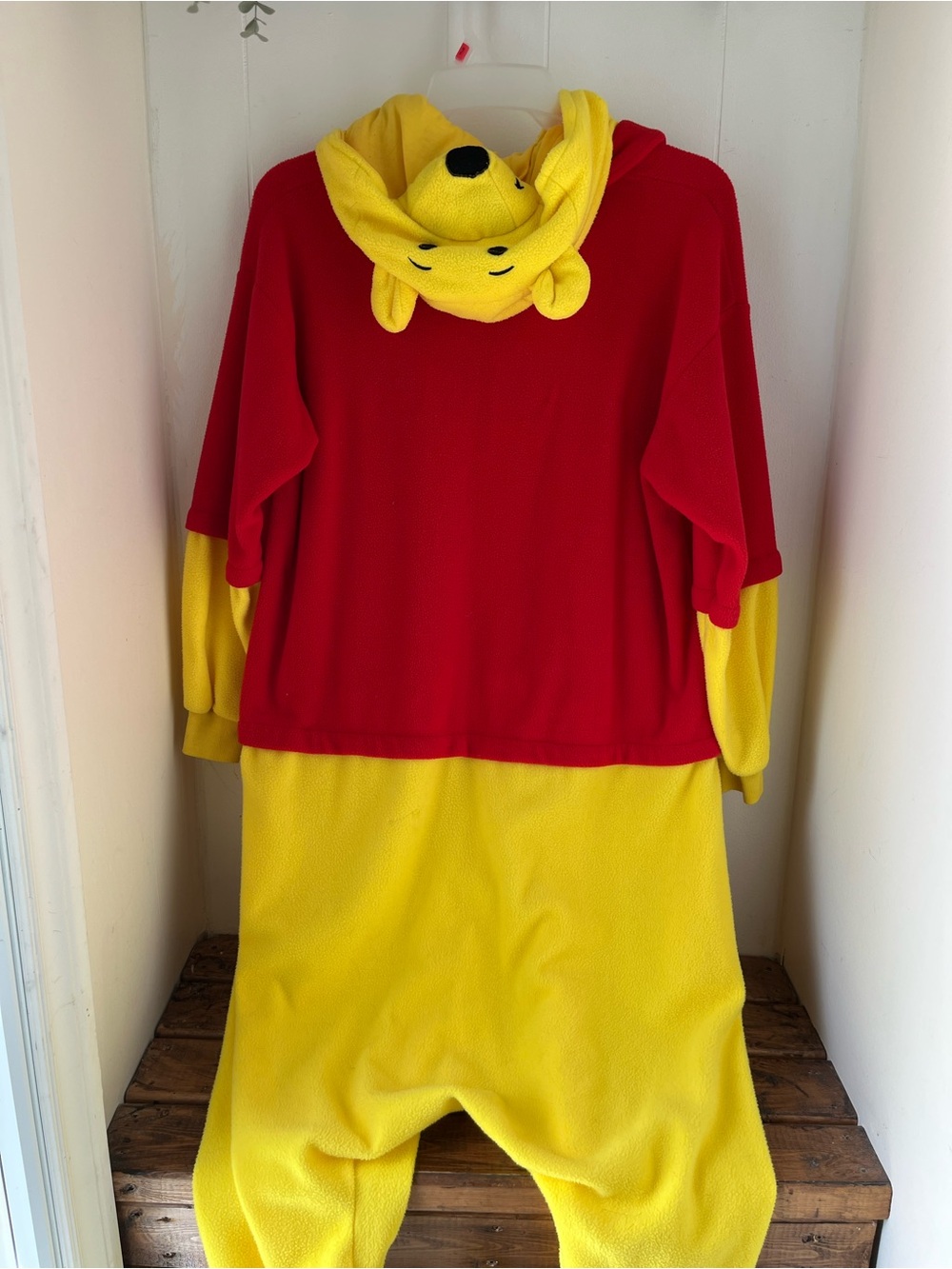 Winnie the Pooh Character Footless Oversized Costume with Hood